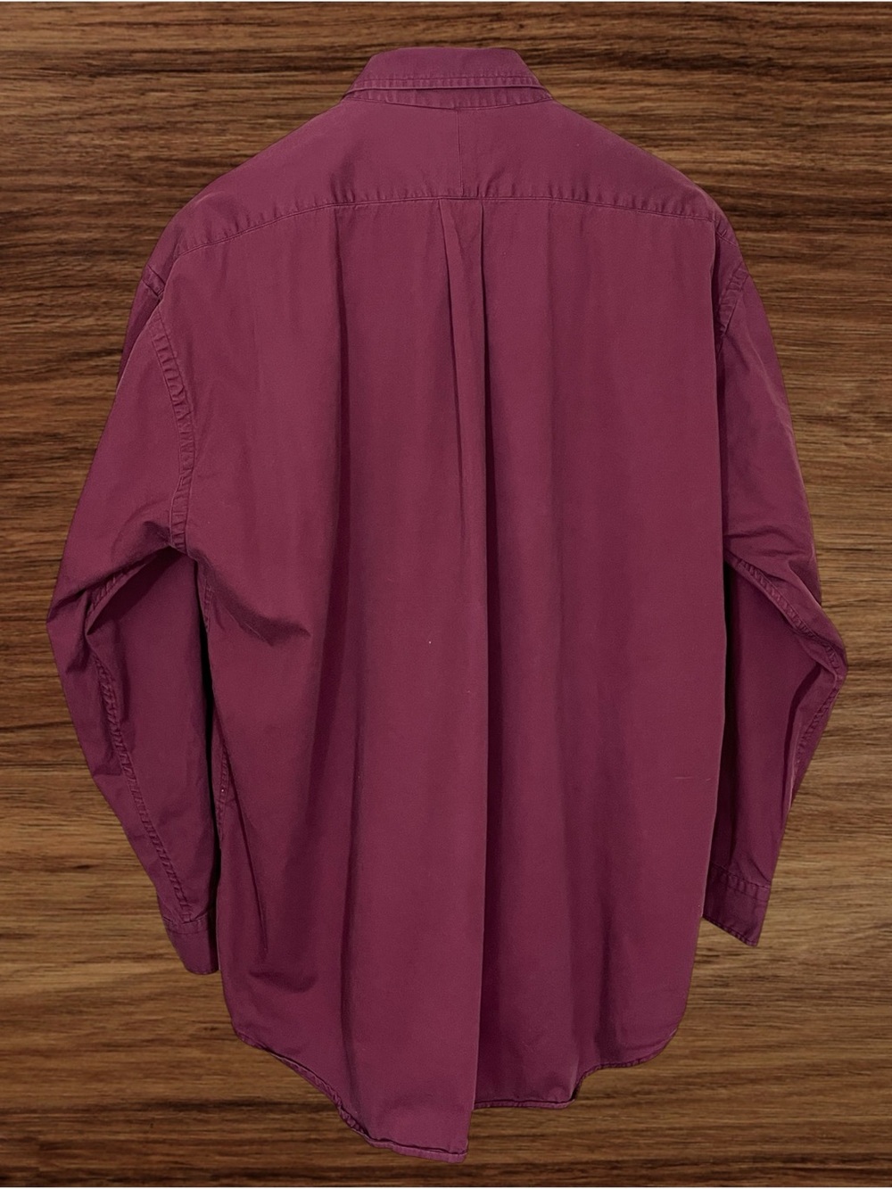 Ralph Lauren Blake Solid Maroon Button Down Shirt. Size XXL - Picture 3 of 4